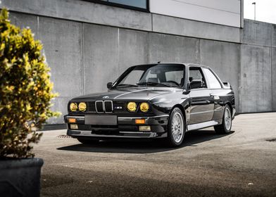 BMW E30 M3 Black Aesthetic