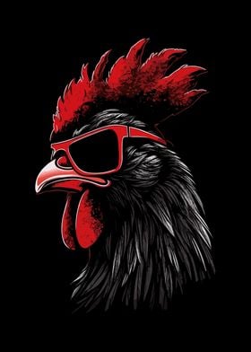 Rooster Chicken Sunglasses