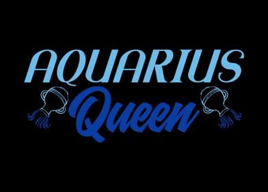 Aquarius Queen Girl Zodiac