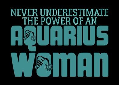 Aquarius Woman Power Air