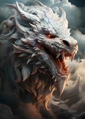 White Dragon Roaring