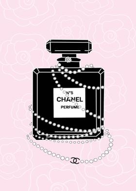 Chanel Perfume ' Poster by Anam Hanif Studio