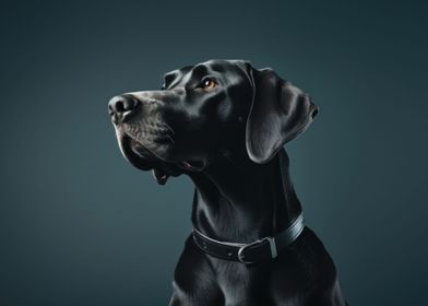 Black Labrador model