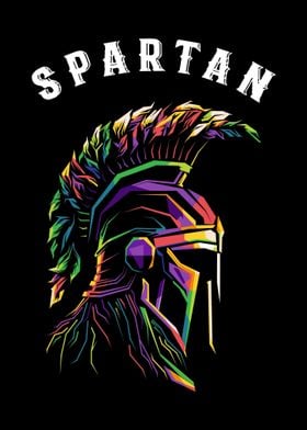 Spartan pop art