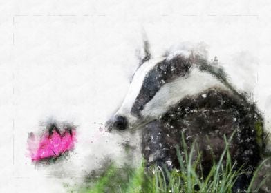 Badger and Butterfly