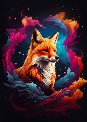 Fox Colorful