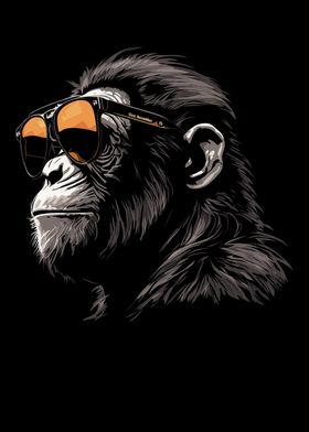 Chimpanzee Cool Sunglasses