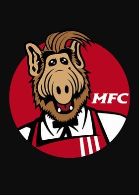 Melmac Fried Cat  ALF