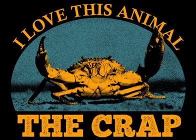 Funny Crap Crab Vintage