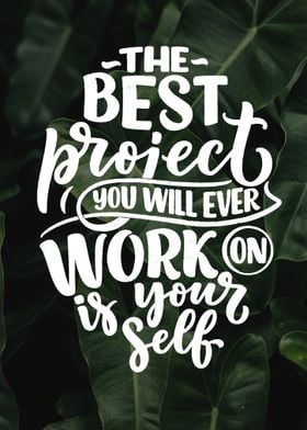 Work on yourself positive