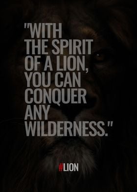 The Spirit of a Lion
