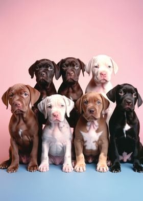 Family photo labrador