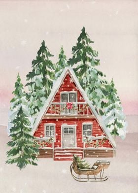 Christmas Art Print Poster