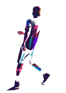 Basketball pop art