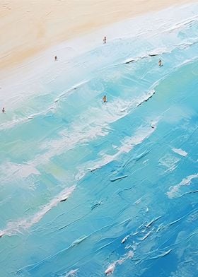 Aerial Beach Painting
