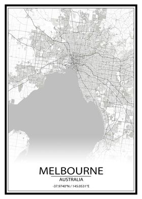 Melbourne White City Map