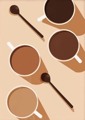 Kitchen Coffee Art Print