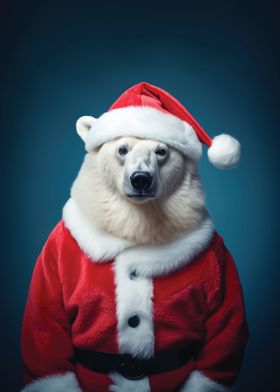 Polar bear Christmas