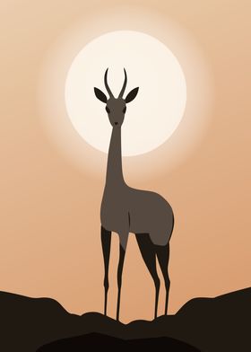 Majestic Gazelle Deer Mini