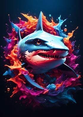 Colorful Shark