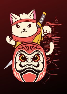 Ninja Samurai Cat Bushido