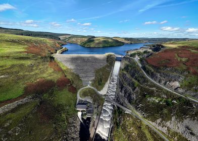 view of Llyn Brianne Dam