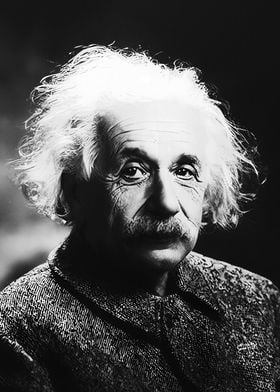 Albert Einstein BW