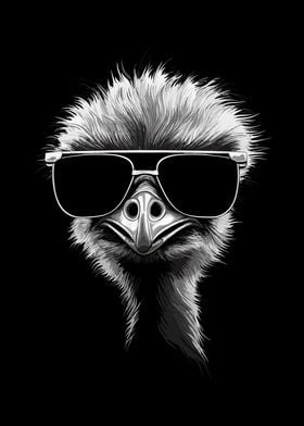 Ostrich Sunglasses Cool