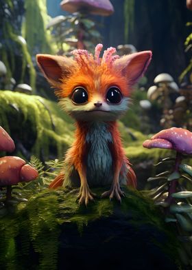 Cute Forest Fox Alien