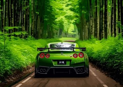 GTR R35 Bamboo Blitz