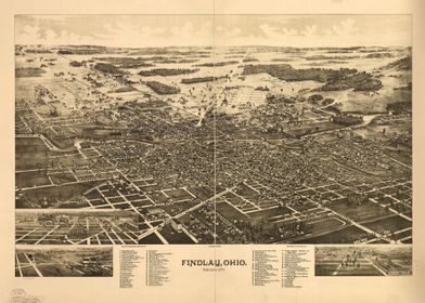 Findlay Ohio 1889