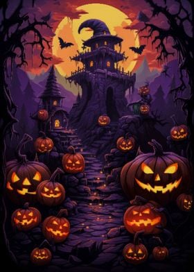 Halloween Pixel Art