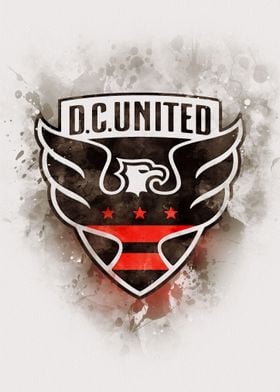 DC United Football Poster