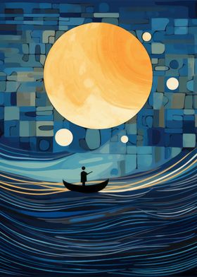 Moonlit Sea Picasso