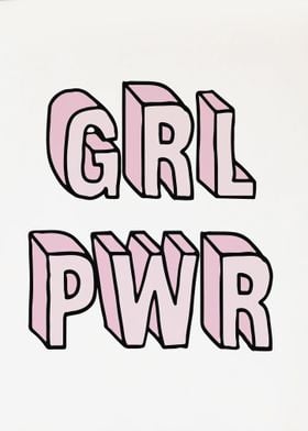 Feminist Girl Grl Pwr  