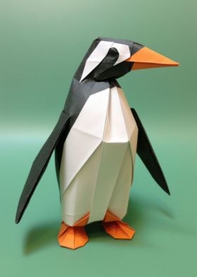 Origami of Penguin