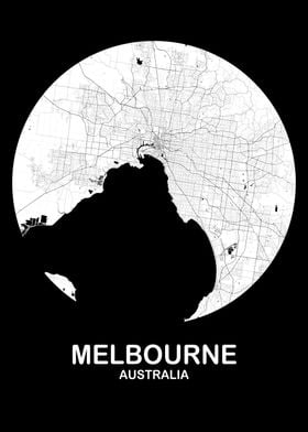 Melbourne Circular White 