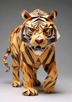 Origami of Tiger