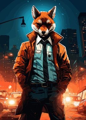 Cool Miami Fox Detective