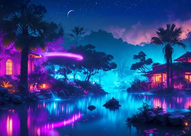 Moonlight Neon Sonata