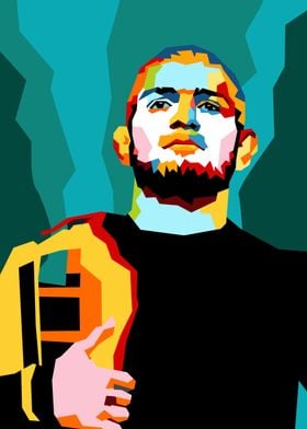 khabib pop art