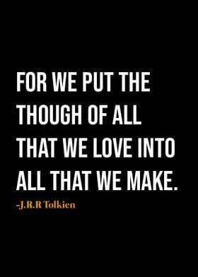 JRR Tolkien quotes 