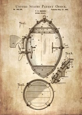 1902 diving vessel patent