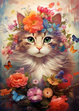 Cat Flowers 3