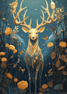 Beautiful Trippy Deer