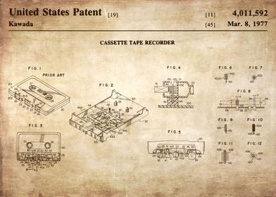 1977 cassette patent a cas