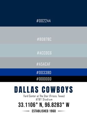 Dallas Football Color