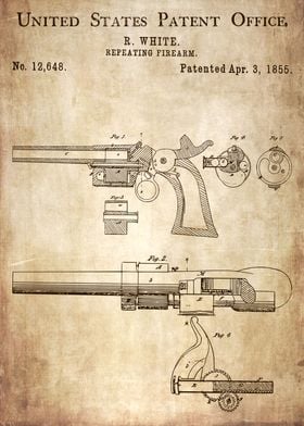 1855 repeating firearm gun