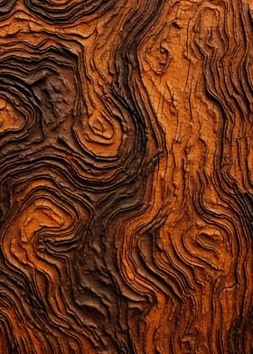 The Vintage Abstract Wood
