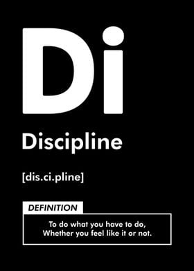 Discipline